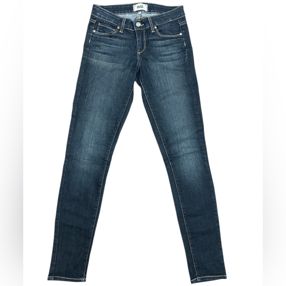 Paige Women Size 26 Verdugo Ultra Skinny Dark Washed Blue Jeans
